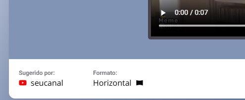 Divulgação de canal/rede social